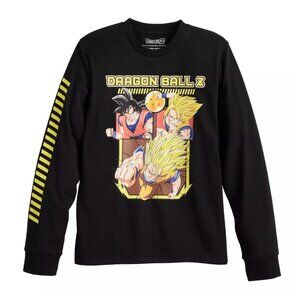 Dragon Ball Z Goku & Super Saiyan  Long Sleeve Graphic Tee XL Kids (Boys) NWT